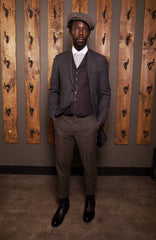 1911 Long jacket-Bykowski Tailor & Garb tailored fit Wool prohibition heritage clothing Gatsby hand crafted Dapper Classic 1930's 1920's 1910's vintage inspired Rustic Made in USA Handcrafted Edwardian