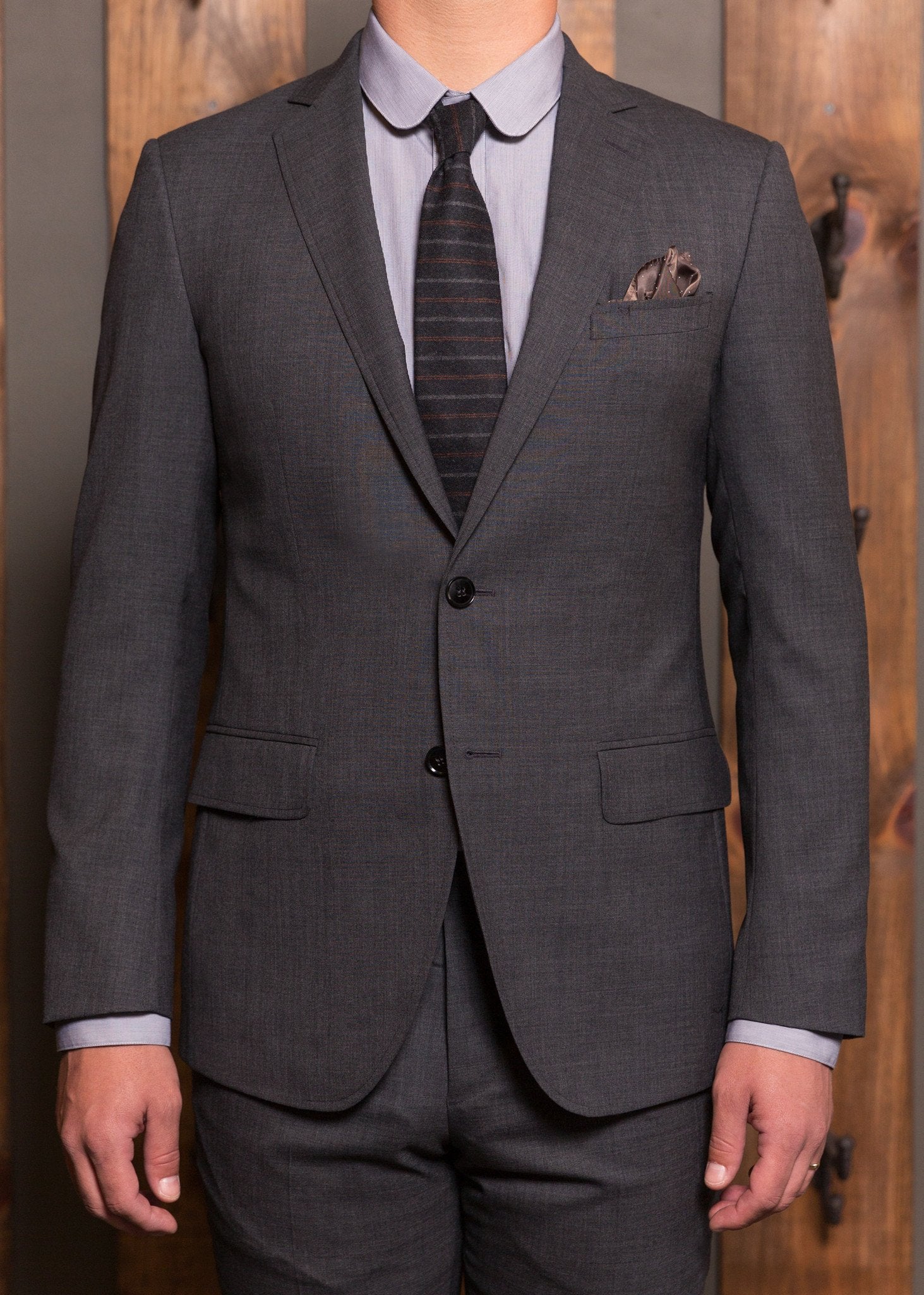 2 piece classic suit Bykowski Tailor & Garb- High armholes tailored fit slim fit prohibition Made in USA Gatsby Classic Dapper 1920's