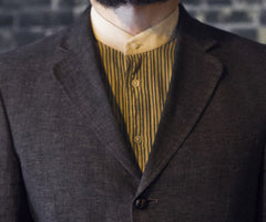 5 button sack Coat - Bykowski Tailor & Garb 5 button sack Coat - Bykowski Tailor & Garb Cotton Linen Wool vintage inspired Victorian tailored fit slim fit Rustic Railroad prohibition peaky blinders Made in USA heritage clothing Gatsby Edwardian Casual 1930's 1920's 1910's 1800's