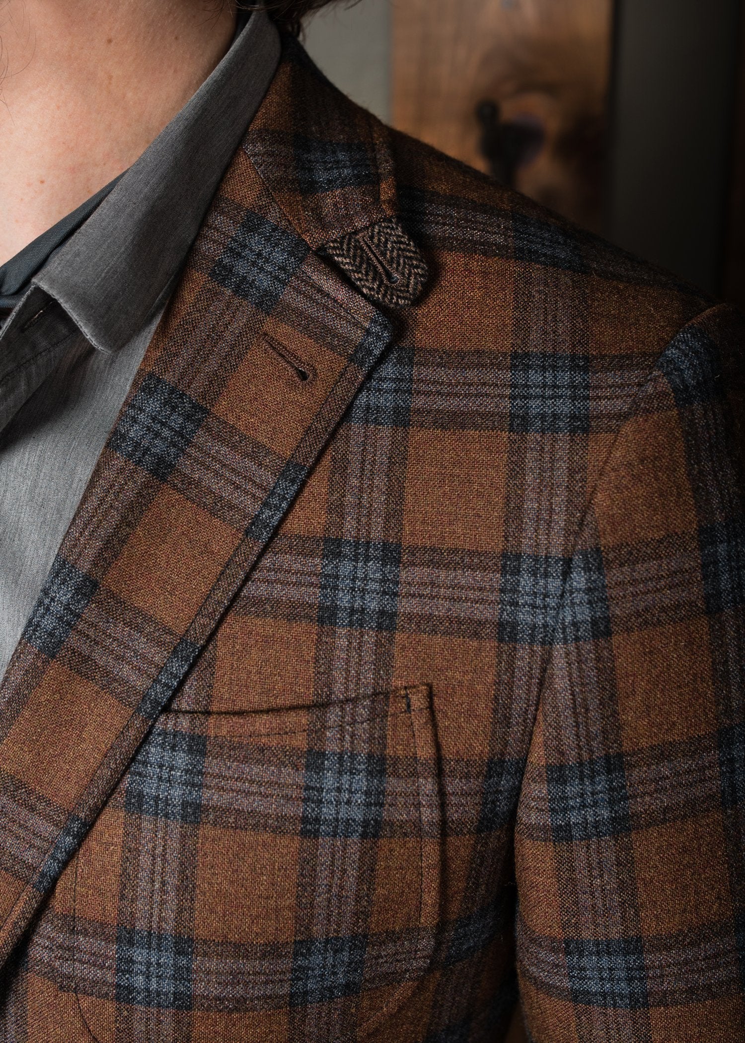 Contrast Shooting Jacket