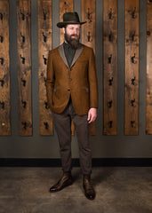 Contrast Jacket - Rust