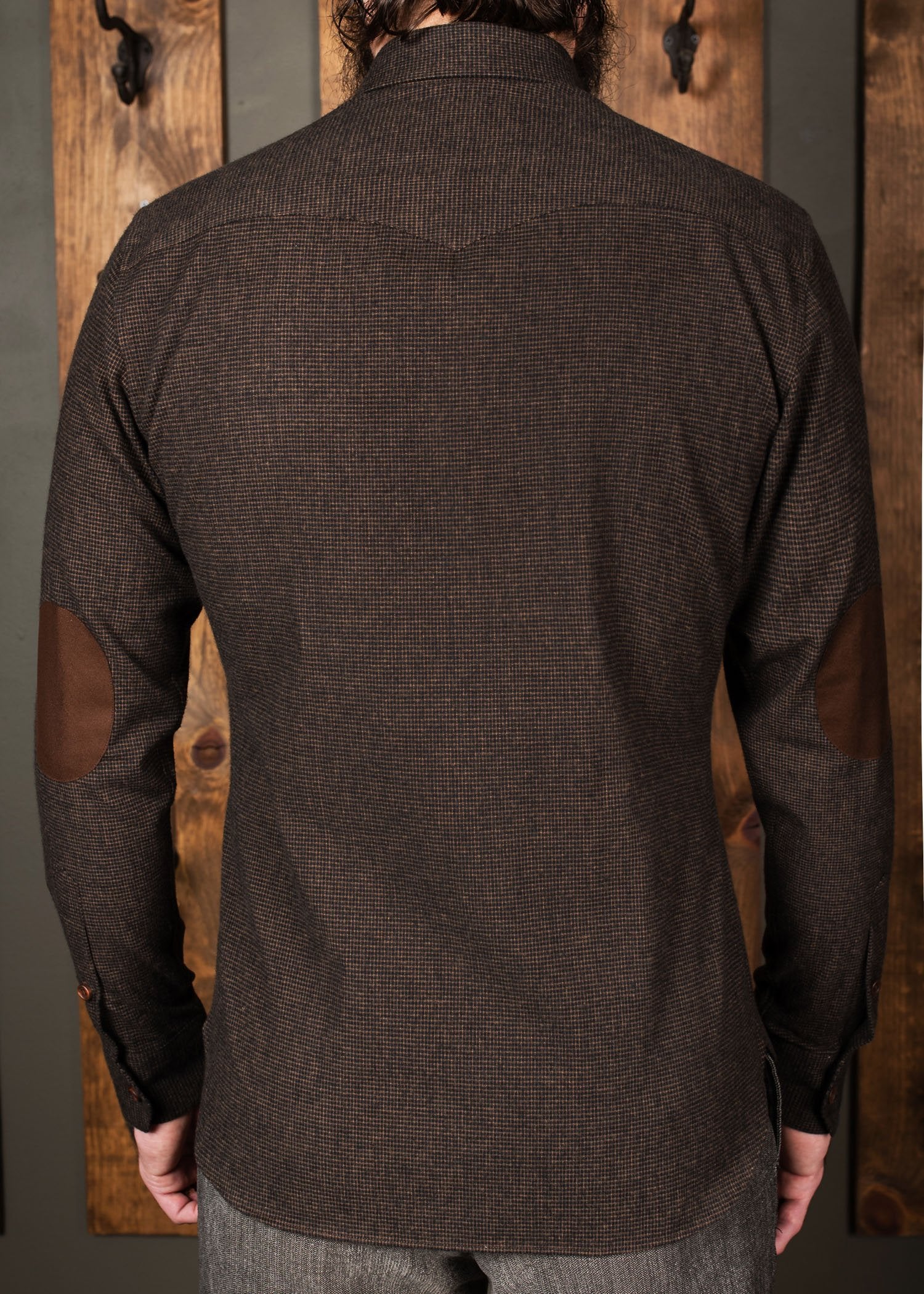 Marksman Check - Black and Brown Shirt