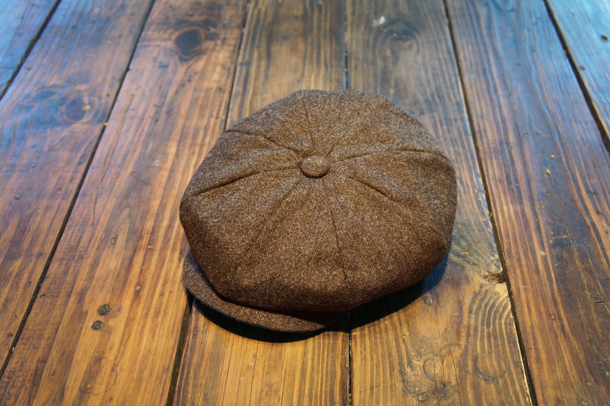 Bykowski Tailor & Garb's own 8-Panel English Tweed cap comes in two colors: Charcoal & Brown. Handcrafted by our team here in Austin, TX.