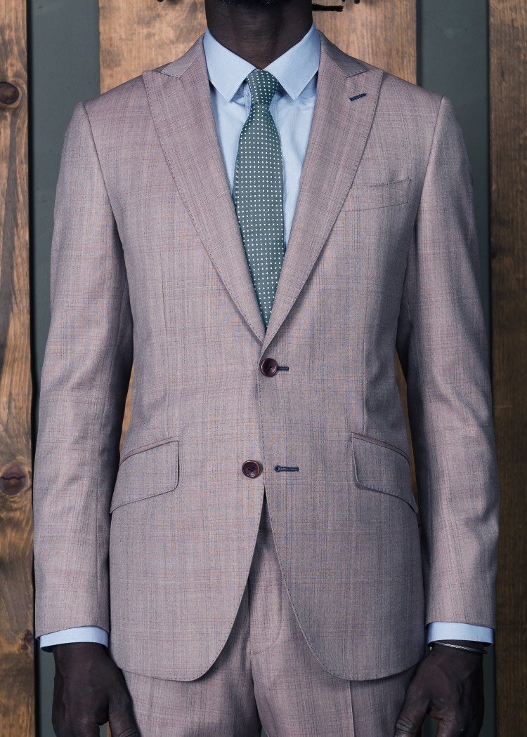 Classic Peak Slant Pocket Suit (Assorted Patterns)