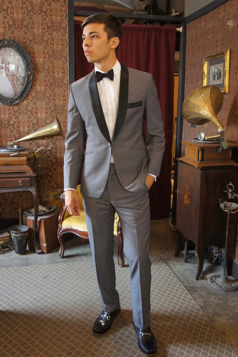 Classic Shawl Tuxedo - Bykowski Tailor & Garb vintage inspired tailored fit 1920's Made in USA Handcrafted Gatsby Classic Dapper
