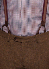 Classic Tweed Suit-Bykowski Tailor & Garb Wool vintage inspired slim fit prohibition peaky blinders Made in USA high armholes heritage clothing Handcrafted Gatsby English Tweed Edwardian Dapper Classic brown 1930's 1920's 1910's