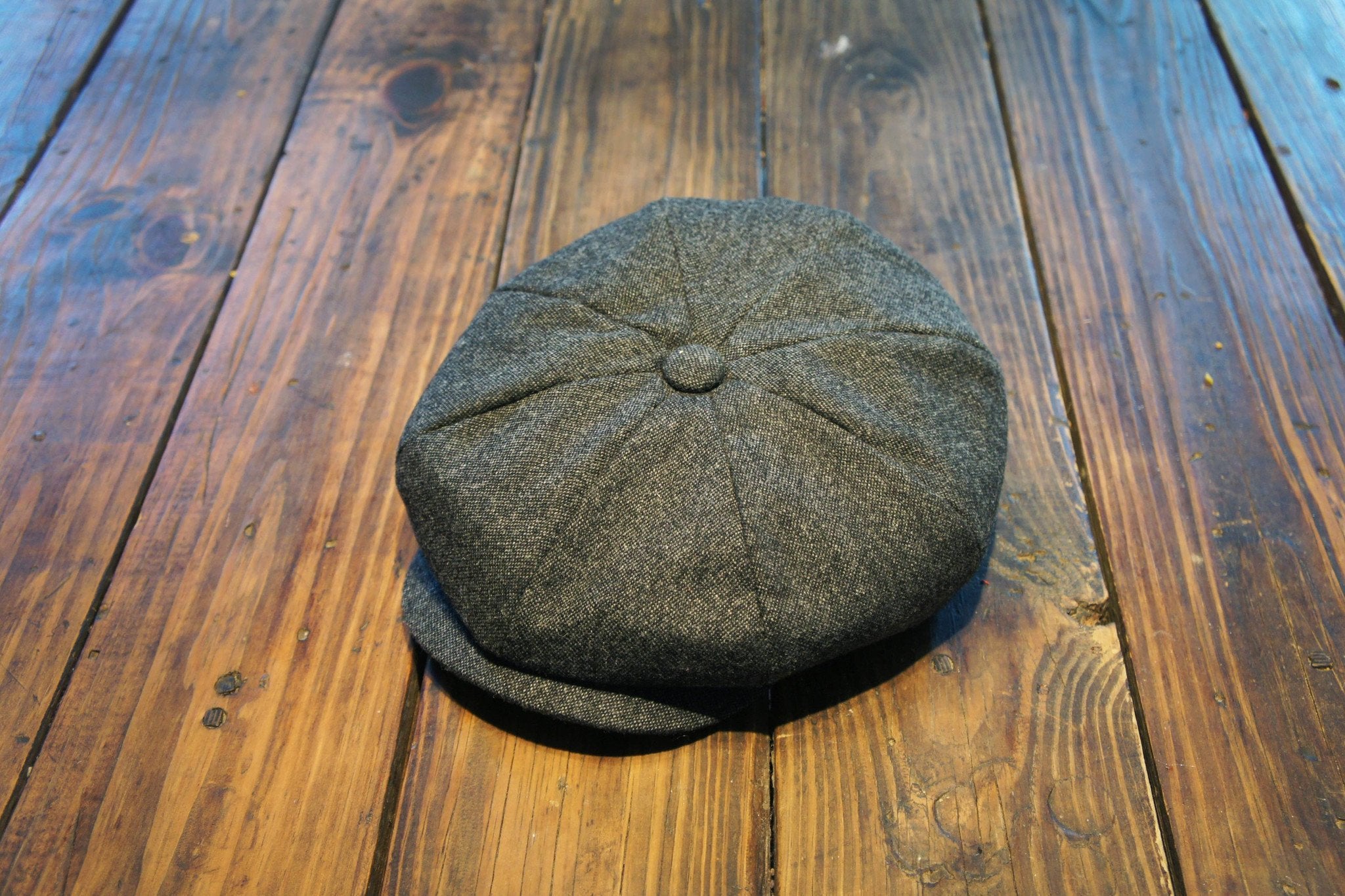 Bykowski Tailor & Garb's own 8-Panel English Tweed cap comes in two colors: Charcoal & Brown. Handcrafted by our team here in Austin, TX.