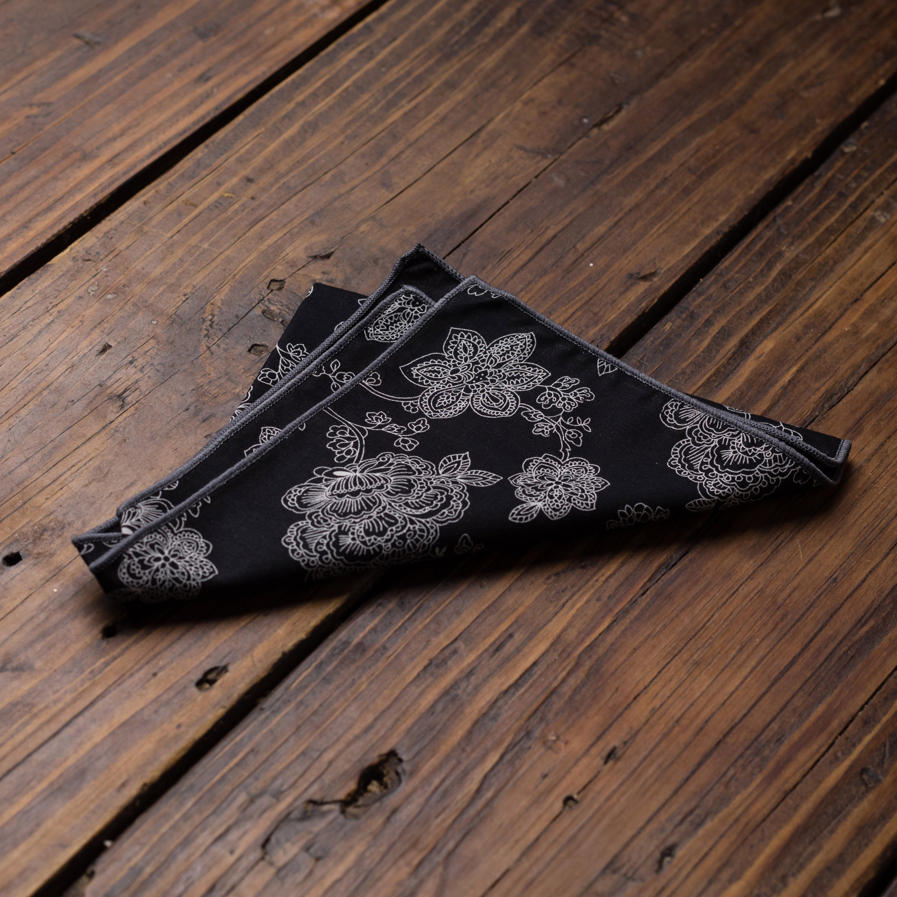 Black and White Floral