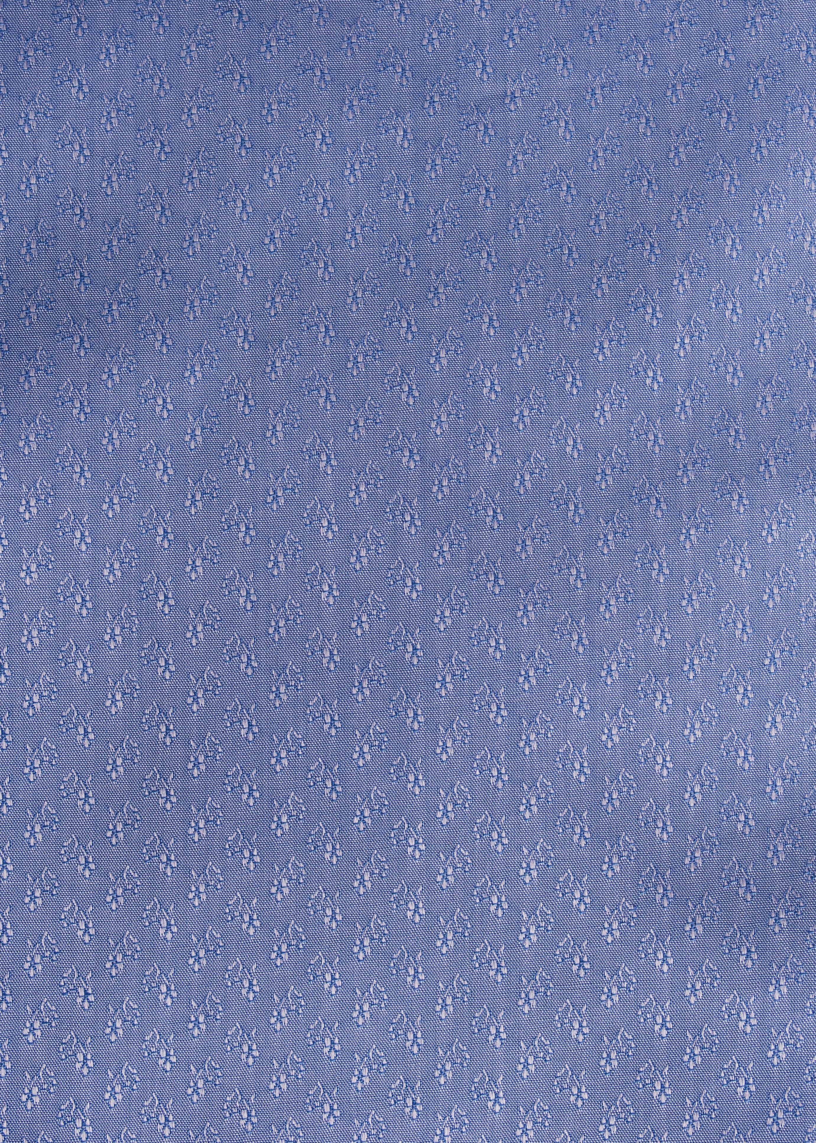 Blue Floral Standard Spread Shirt