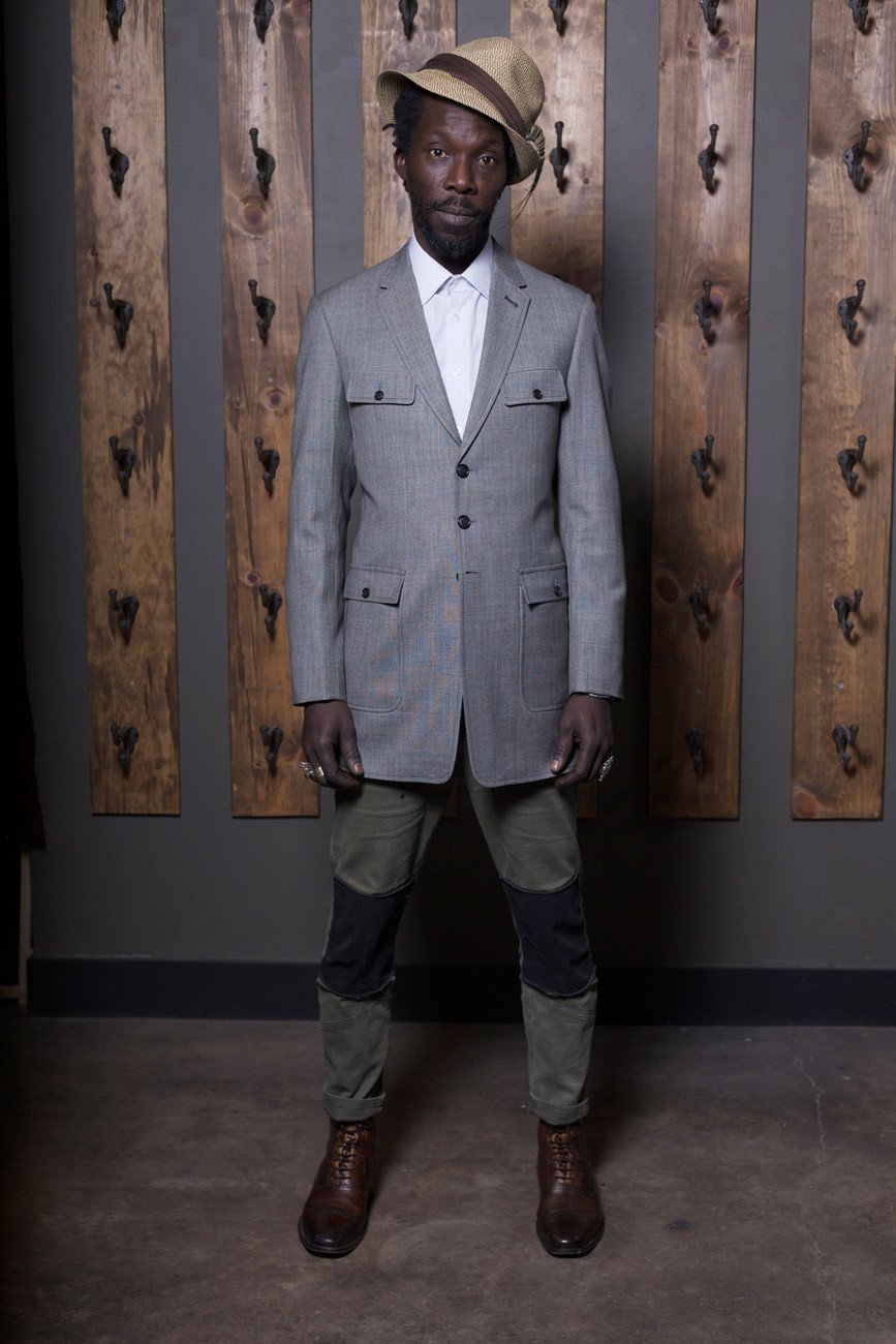 Long Jacket- Bykowski Tailor & Garb slim fit tailored fit Wool vintage inspired Rustic peaky blinders Made in USA heritage clothing Handcrafted Gatsby Edwardian Dapper Art Deco 1930's 1920's 1910's