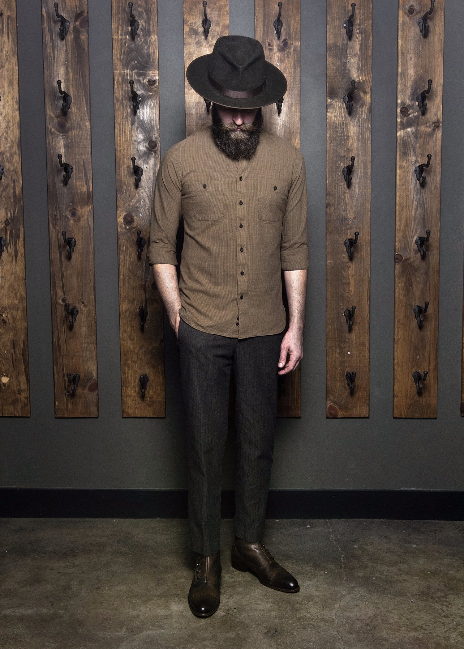 Railroad Shirt Brown