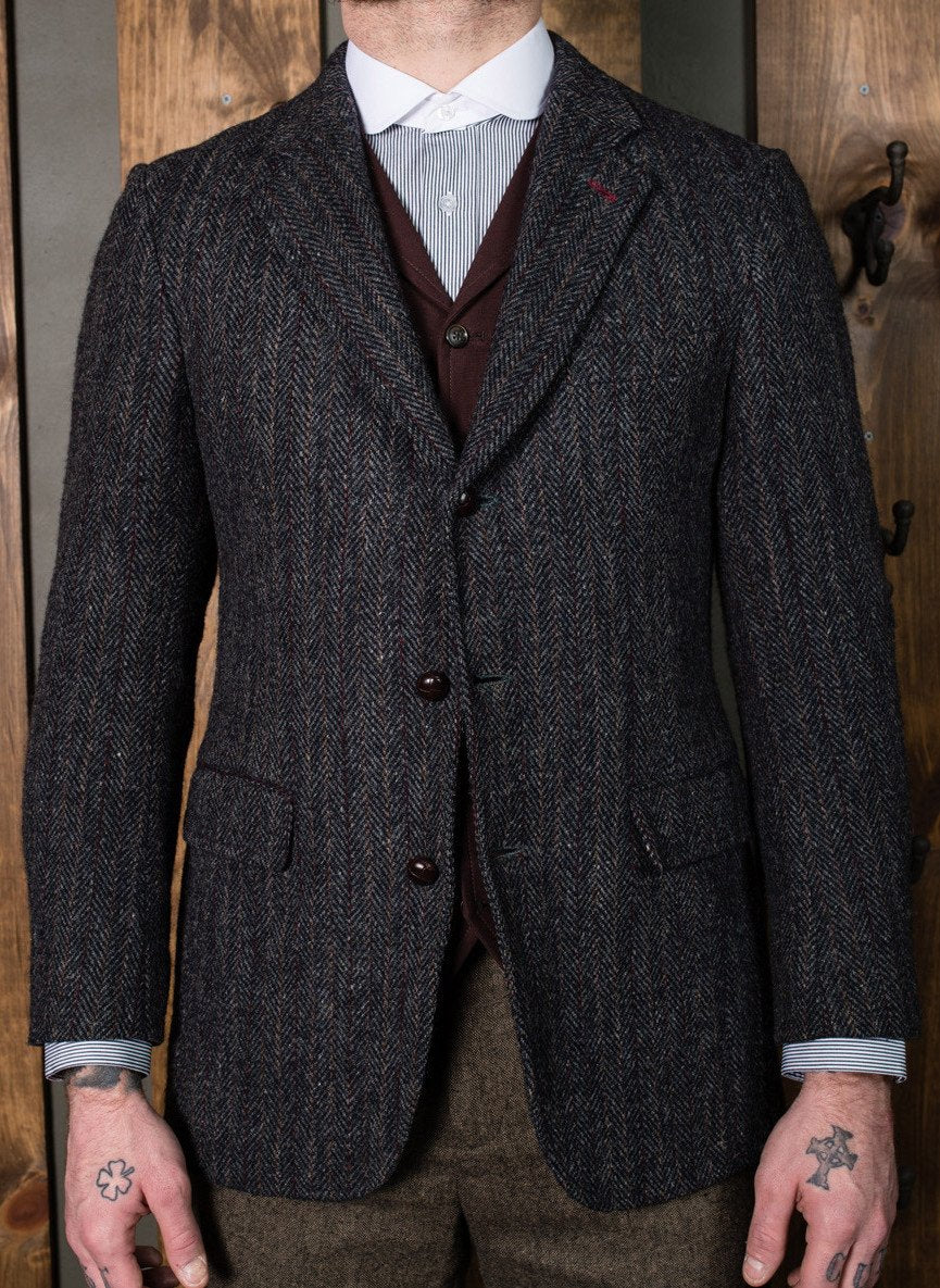 The 1922- Bykowski Tailor & garb vintage inspired tailored fit Wool tweed Rustic peaky blinders prohibition Made in USA heritage clothing Handcrafted Edwardian English Tweed Dapper Classic Barbershop 1930's 1920's 1910's