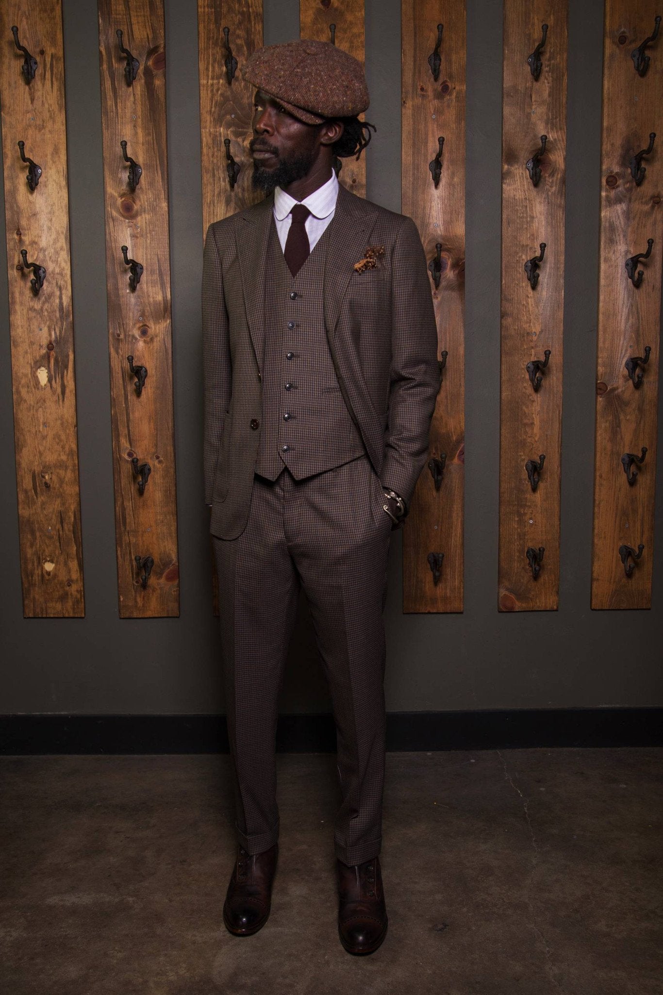 The 1925 Suit-Bykowski Tailor & Garb tailored fit slim fit vintage inspired Wool Rustic prohibition peaky blinders Handcrafted Made in USA Gatsby 1930's 1920's 1910's Dapper Edwardian