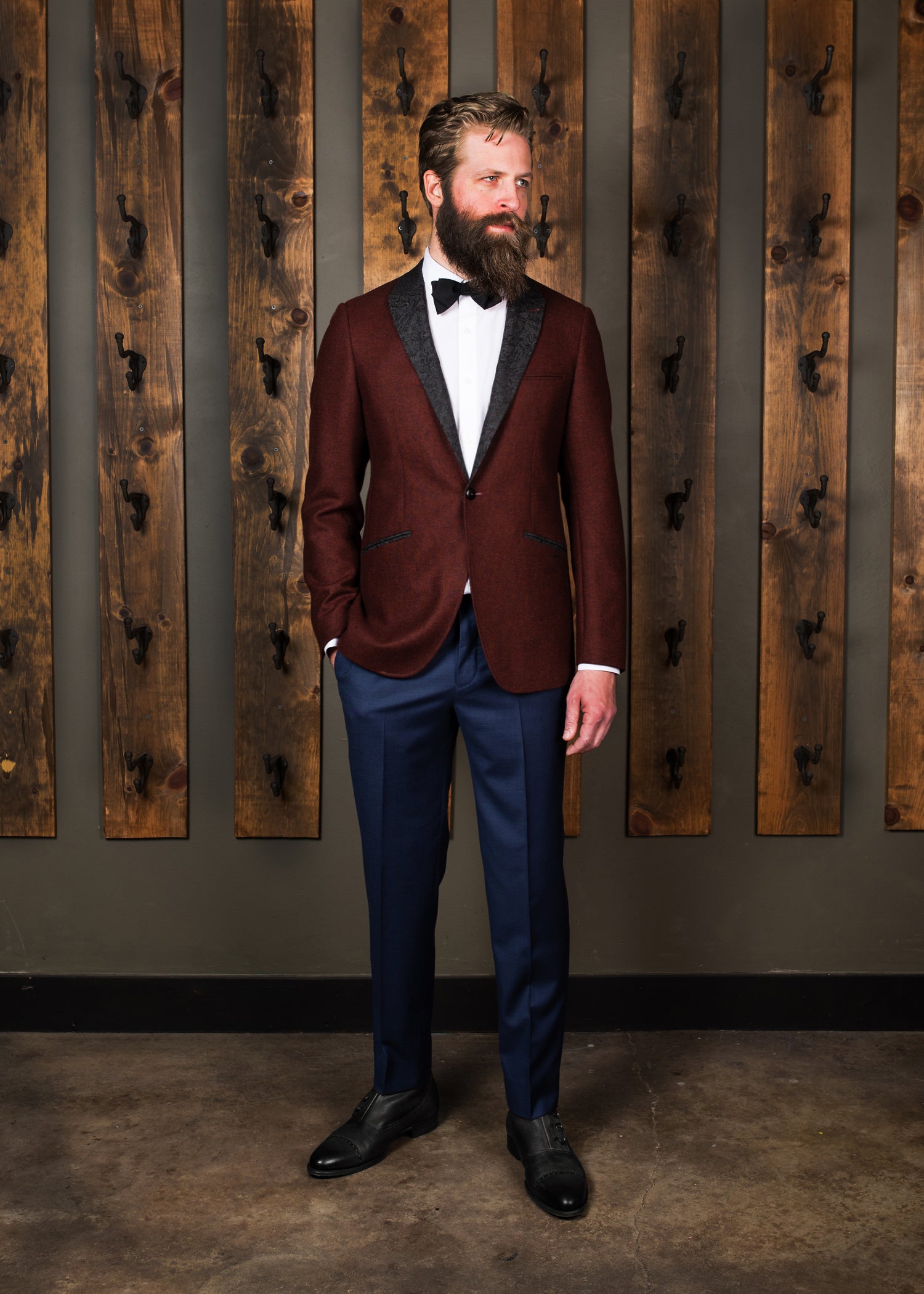 Curved Peak Tuxedo