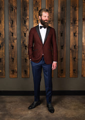 Curved Peak Tuxedo Jacket