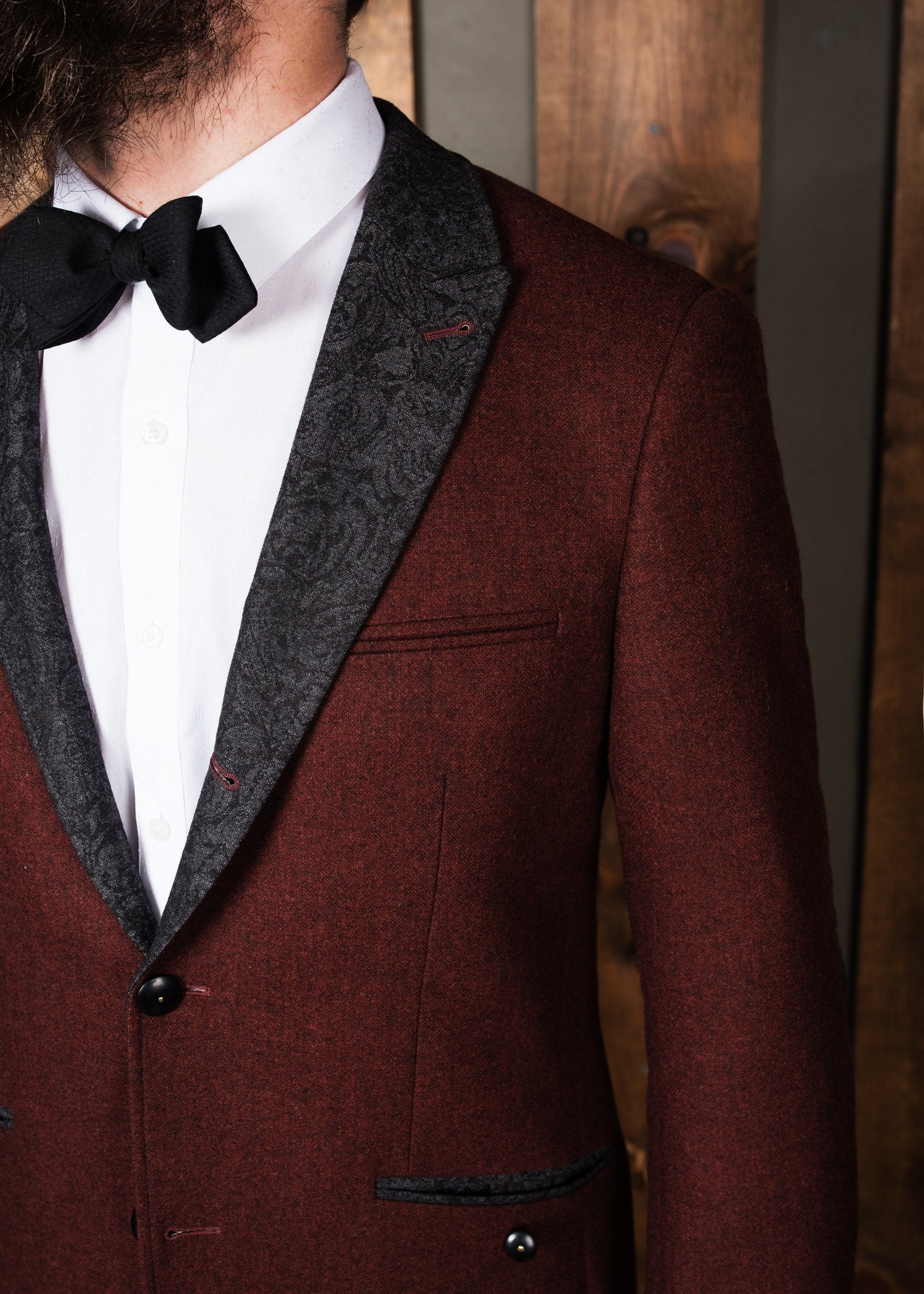 Curved Peak Tuxedo