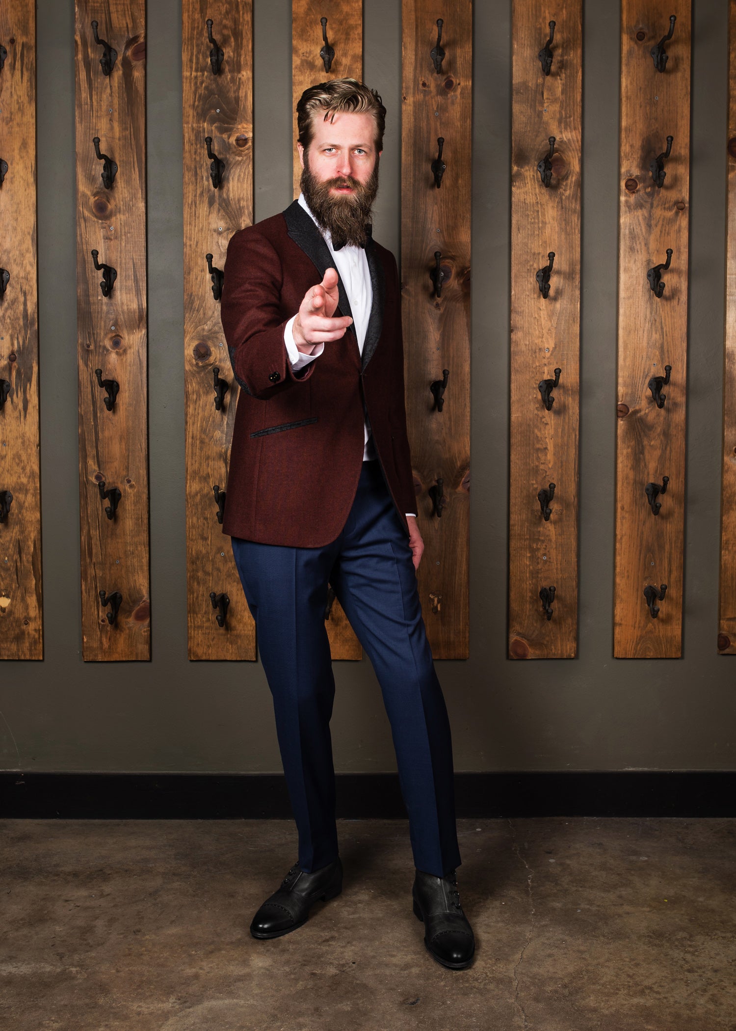 Curved Peak Tuxedo
