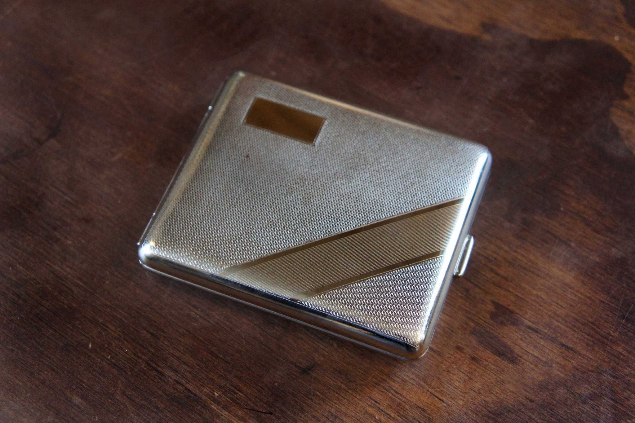 Art Deco Nickel Wallet Case