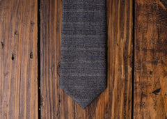 Grey Blue Stripe Necktie