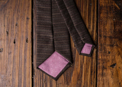 Brown Stripe Necktie