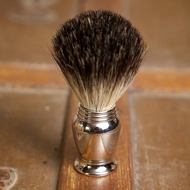 Chrome shave Brush - Bykowski Tailor & Garb