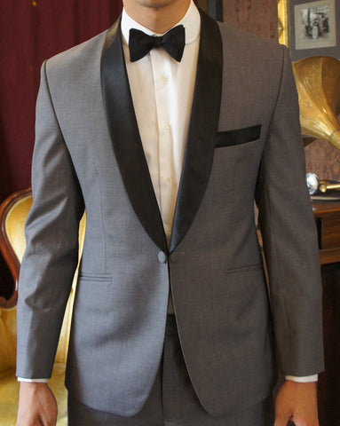 Classic Shawl Tuxedo - Bykowski Tailor & Garb vintage inspired tailored fit 1920's Made in USA Handcrafted Gatsby Classic Dapper