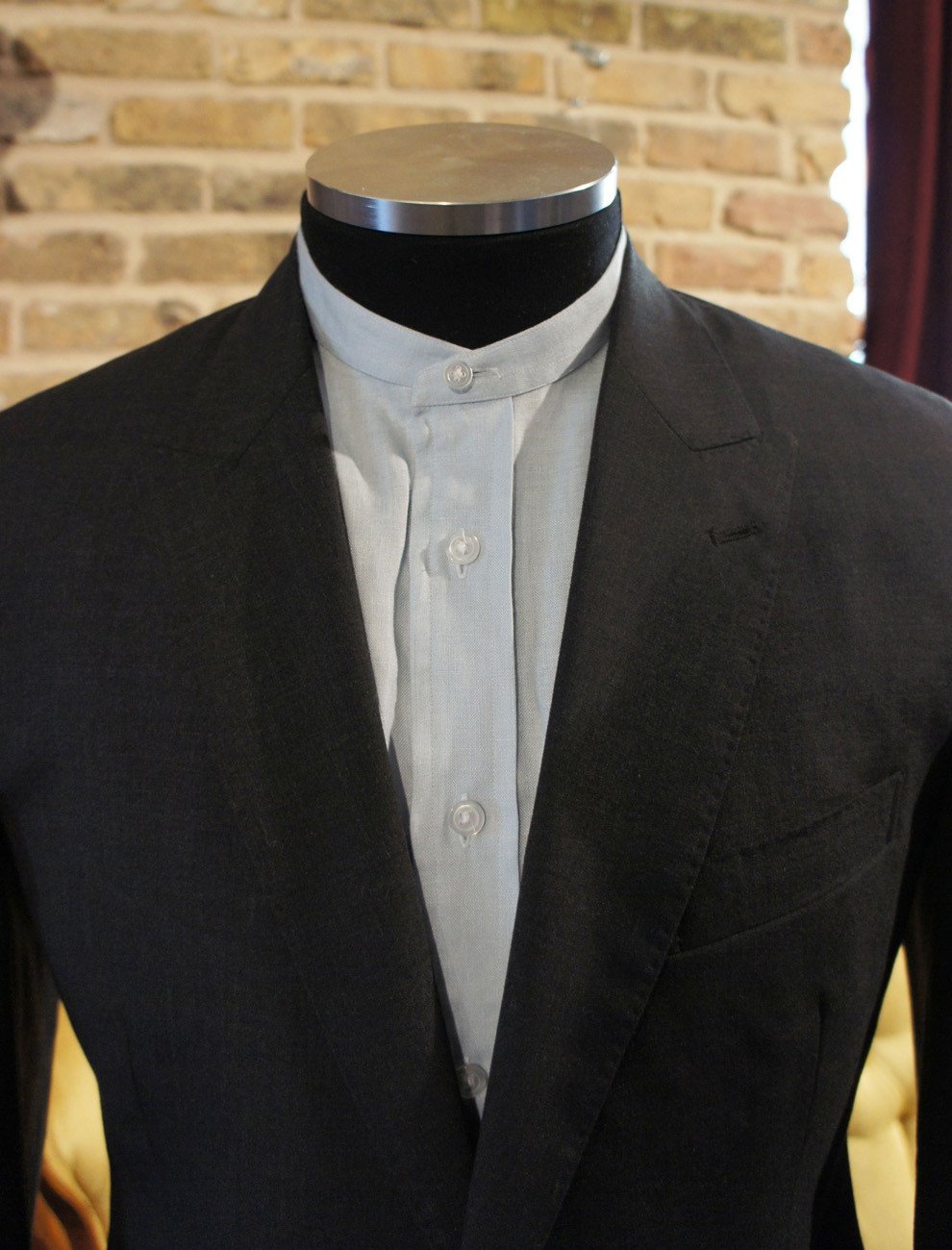 Detachable Collar shirt - Bykowski Tailor & Garb Victorian vintage inspired tailored fit peaky blinders Made in USA heritage clothing Gatsby Edwardian Dapper Classic 1930's 1920's 1910's 1800's