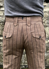 Pinkerton Trouser- Brown stripe