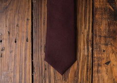 Wool Wine Necktie
